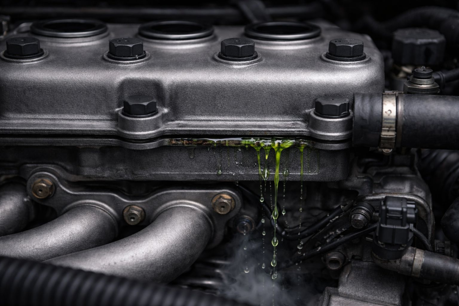 motor vazando água pela junta