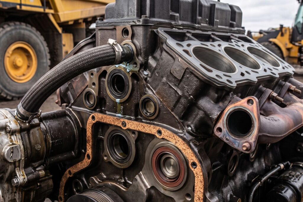 Impacto da vedação correta na eficiência de motores diesel